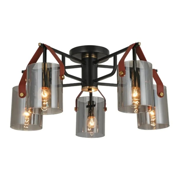 Фото - Люстра VALESO G 321036/5 Copper+Matt black